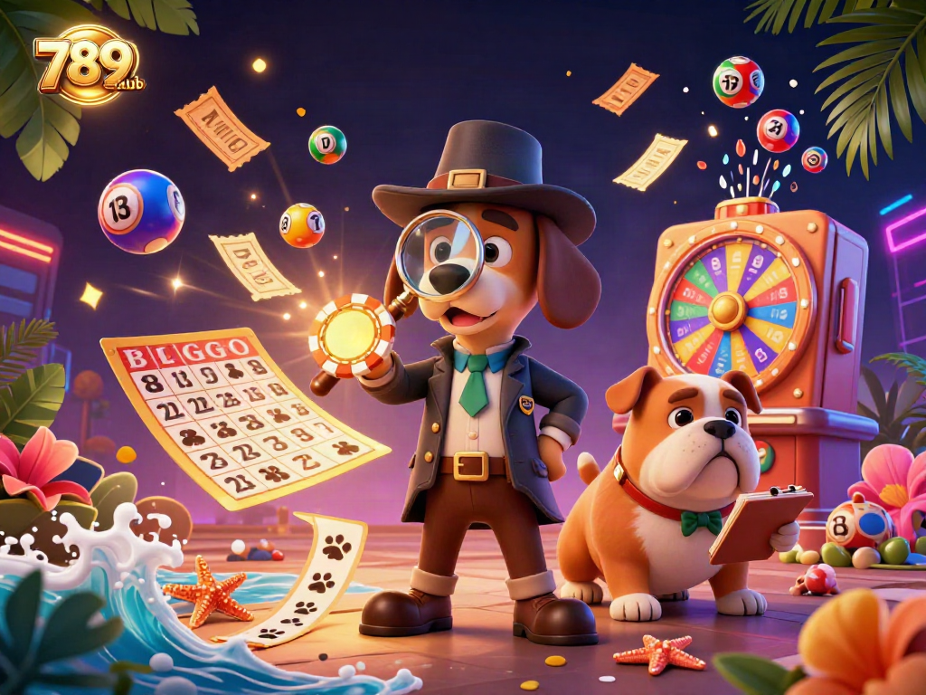 Engage in thrilling gaming adventures with 789club while detectives uncover treasures amid vibrant prizes and lottery excitement.