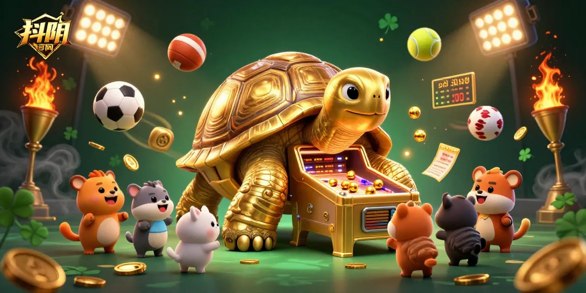 Engage with the thrilling 抖阴官网 gaming scene featuring a fun 3D tortoise pinball machine and dynamic sports elements.