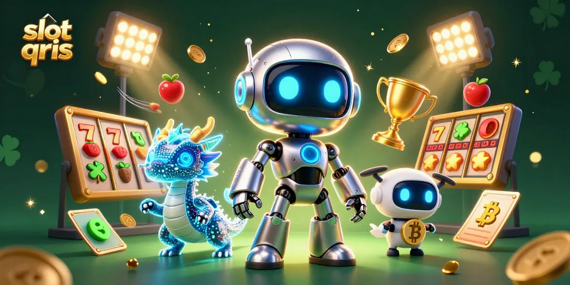 Experience thrilling slot qris action with dynamic reels and vibrant casino energy in this illustration