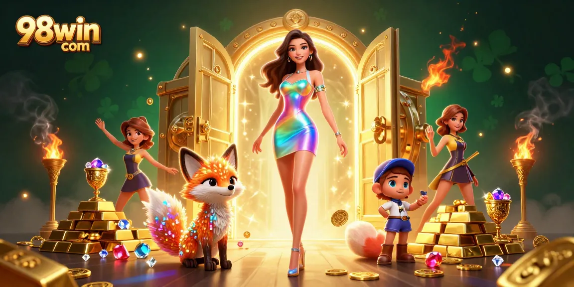 Engage with 98win com for thrilling casino adventures surrounded by treasures