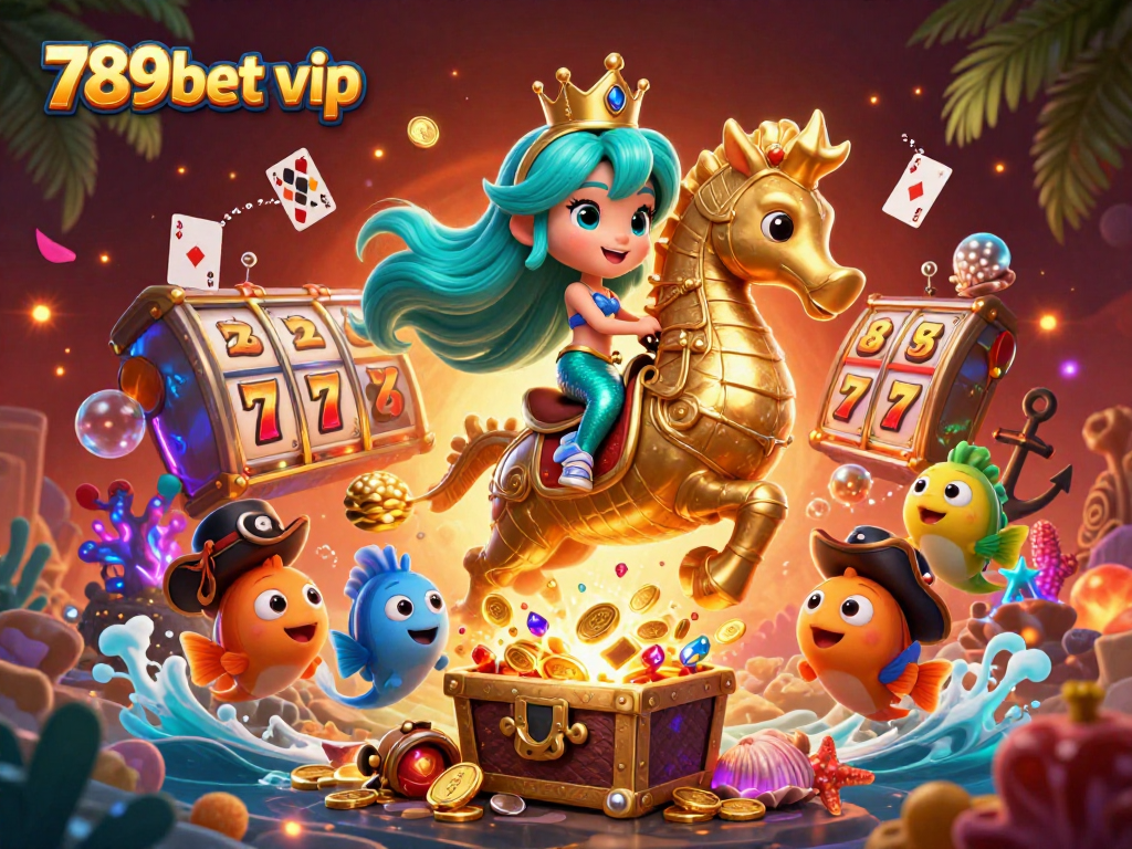 Experience thrilling wins with 789bet vip featuring colorful characters and casino treasures.