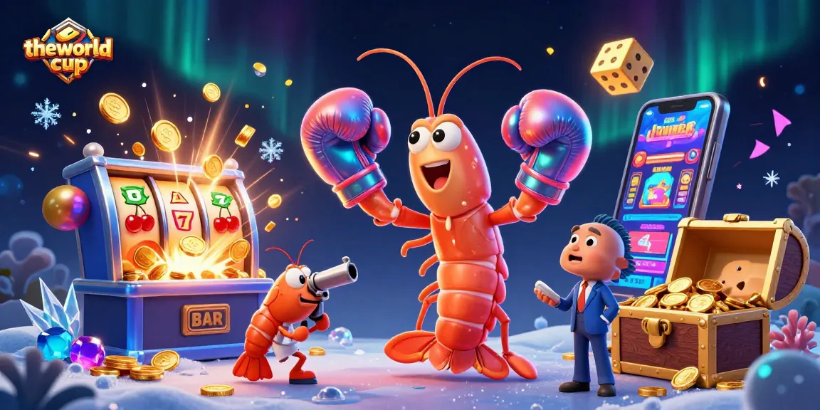 Theworldcup showcases dynamic 3D casino illustration featuring lively characters and explosive gaming elements.